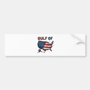 Autocollant De Voiture Carte du golfe d'Amérique USA Trump USA Golfe du M
