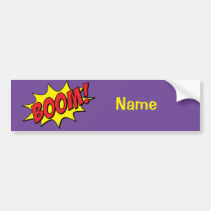 Autocollant De Voiture Cartoon Boom Thunder_Cove