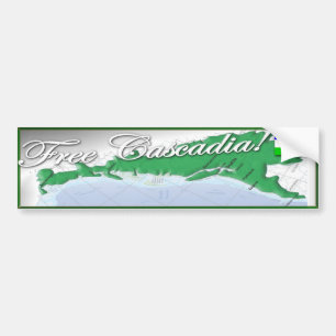 Autocollant De Voiture Cascadia libre ! Adhésif pour pare-chocs