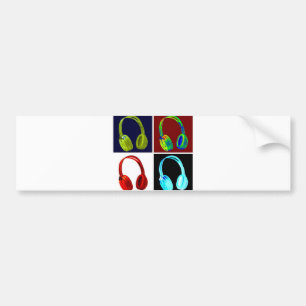 Autocollant De Voiture Casque Pop Art
