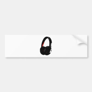 Autocollant De Voiture Casque Pop Art Head Téléphone