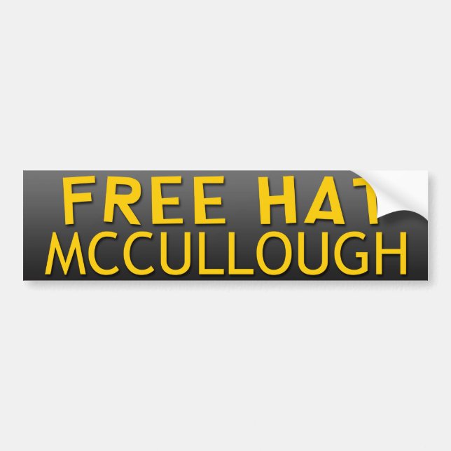 Autocollant De Voiture Casquette libre McCullough (Devant)