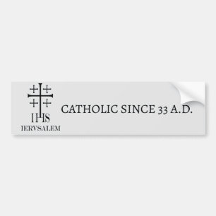 Autocollant De Voiture catholique