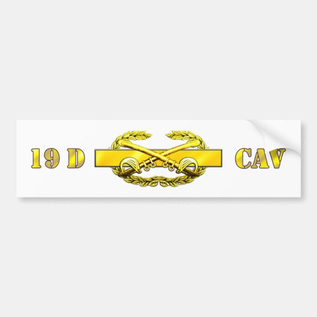 AUTOCOLLANT DE VOITURE CAV SCT 19D (Devant)