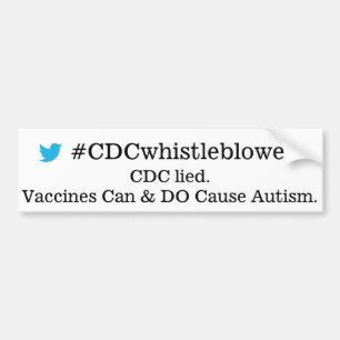 Autocollant De Voiture CDCwhistleblower