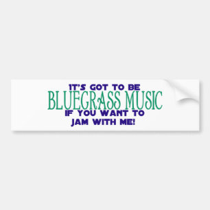 Autocollant De Voiture Ce doit être musique de Bluegrass