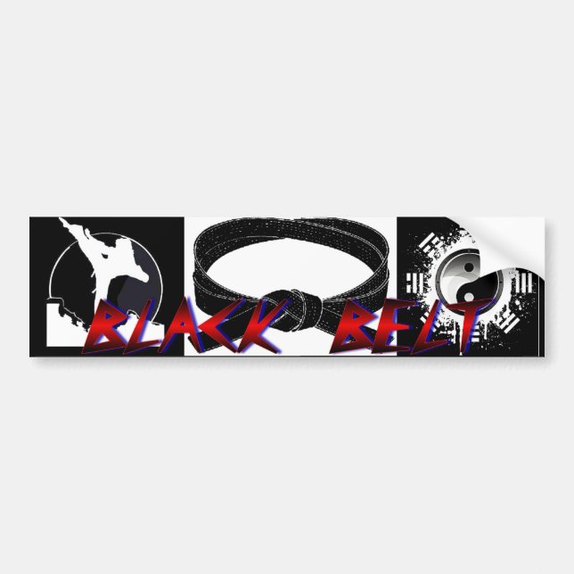 Autocollant De Voiture Ceinture noire (Devant)