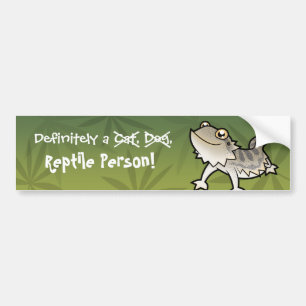 Autocollant De Voiture Certainement une personne de reptile (dragon