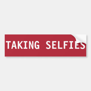 AUTOCOLLANT DE VOITURE CESSEZ DE PRENDRE SELFIES
