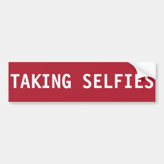 AUTOCOLLANT DE VOITURE CESSEZ DE PRENDRE SELFIES