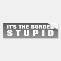 C'est la frontière stupide