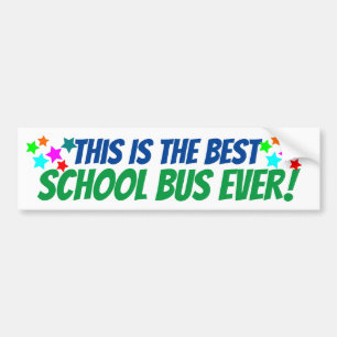 Autocollant De Voiture C'est le meilleur autobus scolaire jamais !