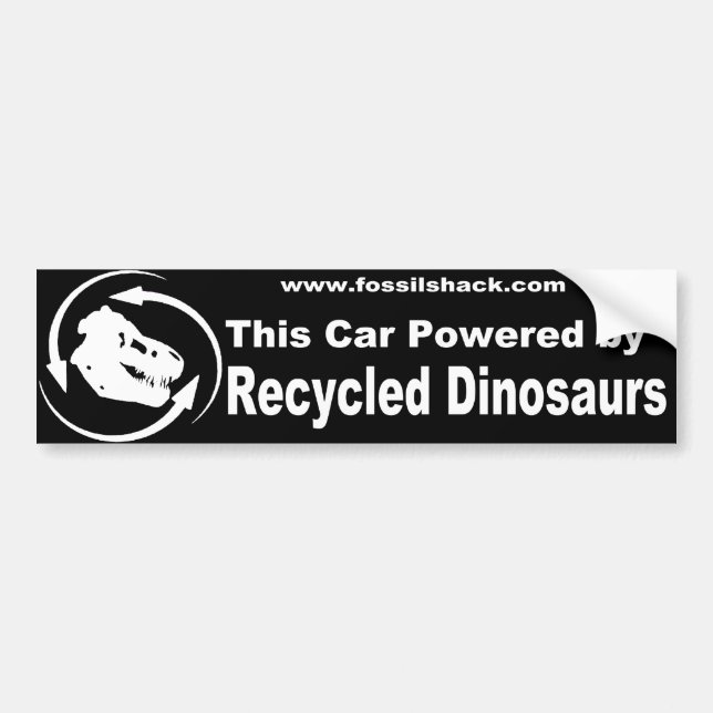 Autocollant De Voiture cette voiture actionnée par le bumperstick (Devant)