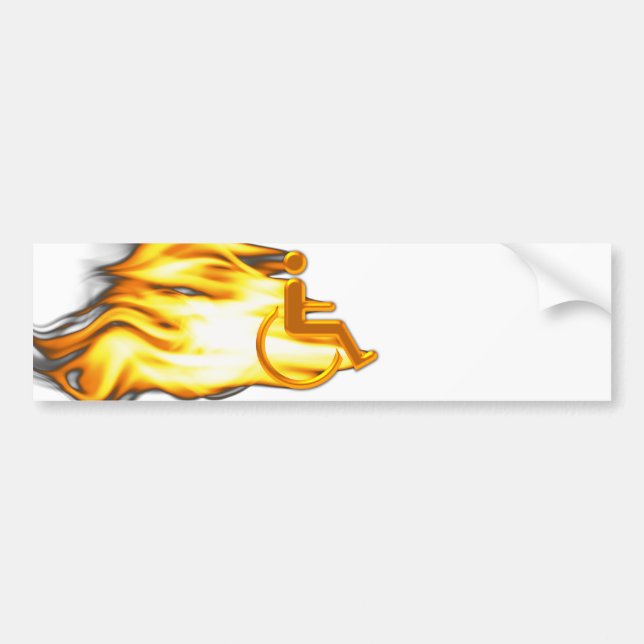Autocollant De Voiture Chaise flamboyante (Devant)