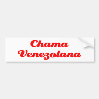 Autocollant De Voiture Chama Venezolana