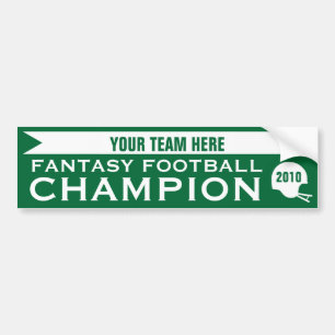Autocollant De Voiture Champion du football d'imaginaire