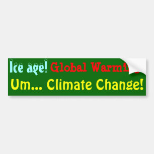 Autocollant De Voiture Changement climatique !