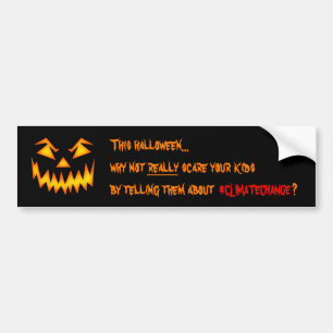 Autocollant De Voiture Changement climatique de Halloween