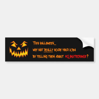 Autocollant De Voiture Changement climatique de Halloween