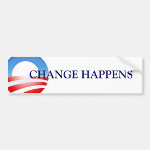 Autocollant De Voiture Changez se produit (Obama)