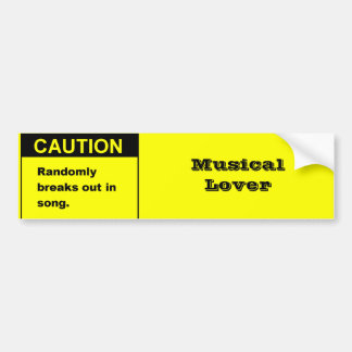 Autocollant De Voiture Chanson de Randmon
