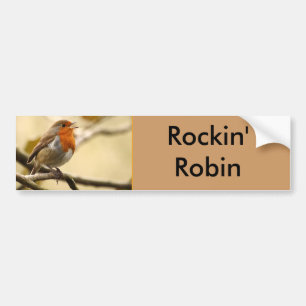 Autocollant De Voiture Chant Robin