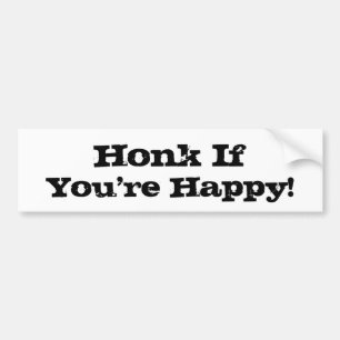 Autocollant De Voiture Chantez si vous êtes heureux Culture pop Slogan Vi