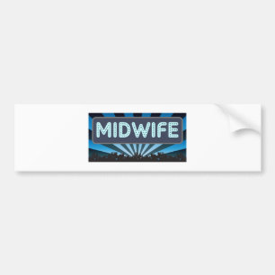 Autocollant De Voiture Chapiteau de sage-femme