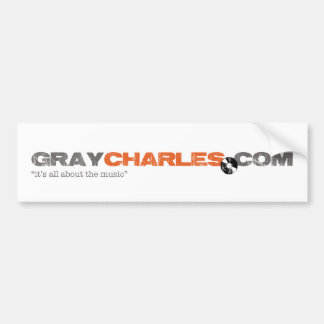 Autocollant De Voiture Charles gris - adhésif pour pare-chocs