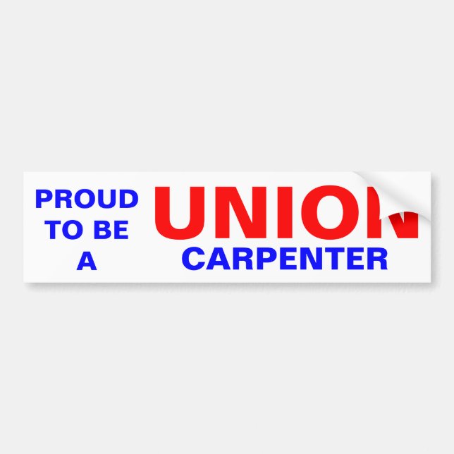 AUTOCOLLANT DE VOITURE CHARPENTIER DES SYNDICATS (Devant)