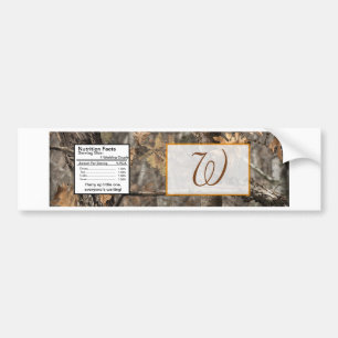 Autocollant De Voiture Chasseur Camo Chic Mariage Étiquette de bouteille 