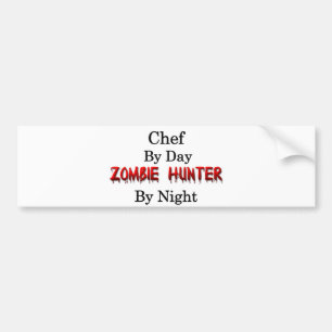 Autocollant De Voiture Chasseur de chef/zombi