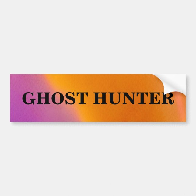 Autocollant De Voiture Chasseur de fantômes Sticker Éffrayant (Devant)