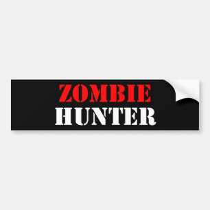 Autocollant De Voiture Chasseur de zombi