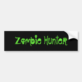 Autocollant De Voiture Chasseur de zombi