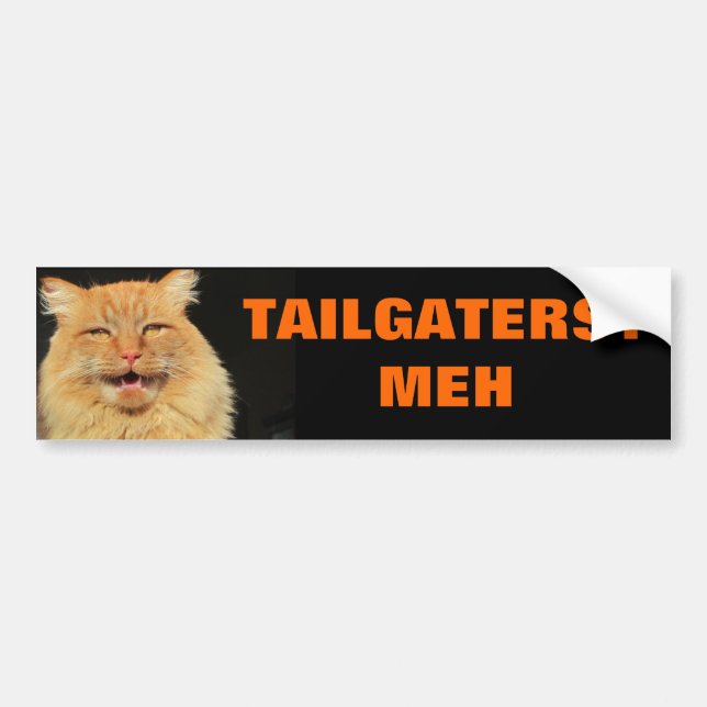 Autocollant De Voiture Chat détaché par Tailgaters (Devant)