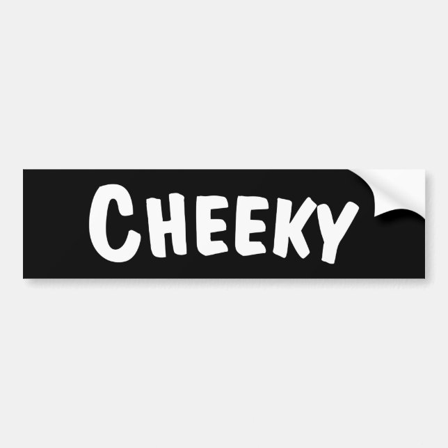 Autocollant De Voiture Cheeky (Devant)
