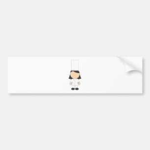 Autocollant De Voiture Chef féminin