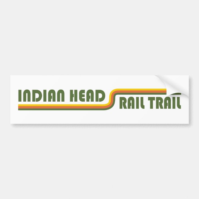 Autocollant De Voiture Chemin de fer Indian Head (Devant)