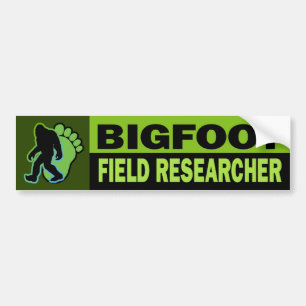 Autocollant De Voiture Chercheur de champ de Bigfoot