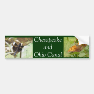 Autocollant De Voiture Chesapeake et canal de l'Ohio