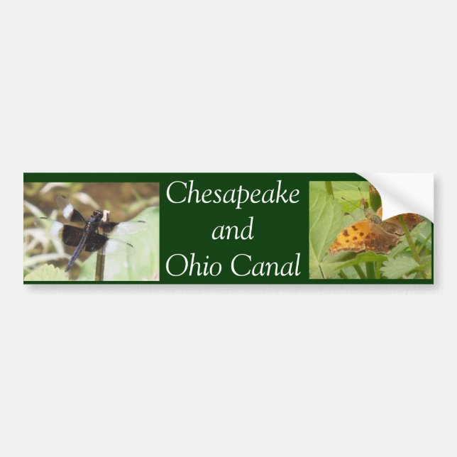 Autocollant De Voiture Chesapeake et canal de l'Ohio (Devant)