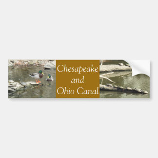 Autocollant De Voiture Chesapeake et canal de l'Ohio