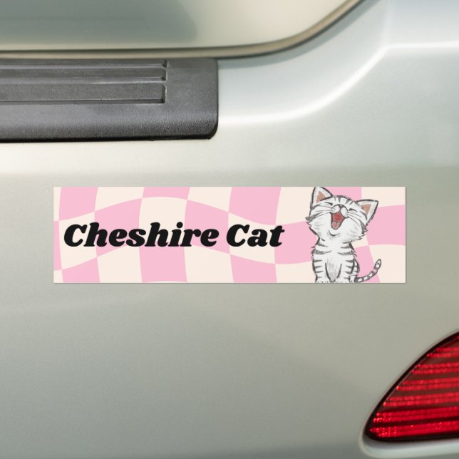 Autocollant De Voiture Cheshire Cat (En voiture)