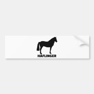 Autocollant De Voiture Cheval de Haflinger