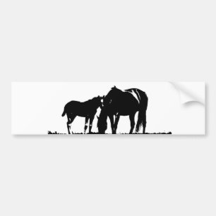 Autocollant De Voiture Cheval Pop Art