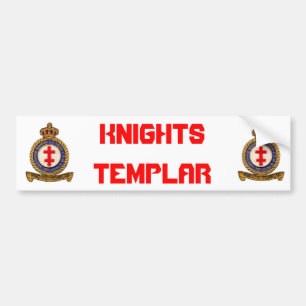 AUTOCOLLANT DE VOITURE CHEVALIERS TEMPLAR
