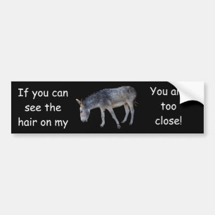 Autocollant De Voiture Cheveux sur le mon… Adhésif pour pare-chocs