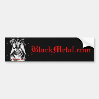 Autocollant De Voiture Chèvre de Mendes Bumpersticker noir