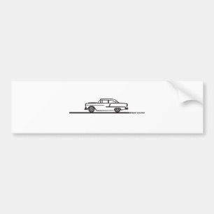 Autocollant De Voiture Chevy Hardtop Post 1955